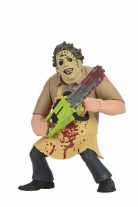 Neca Texas Chainsaw Massacre Toony Terror 50th Anniversary Bloody Leatherface Action Figure.