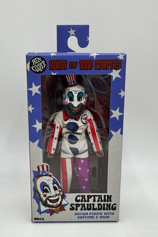 NECA Ben Cooper Costume Kids Series 4 House of 1000 Corpses Captain Spaulding Clothed Action Figure