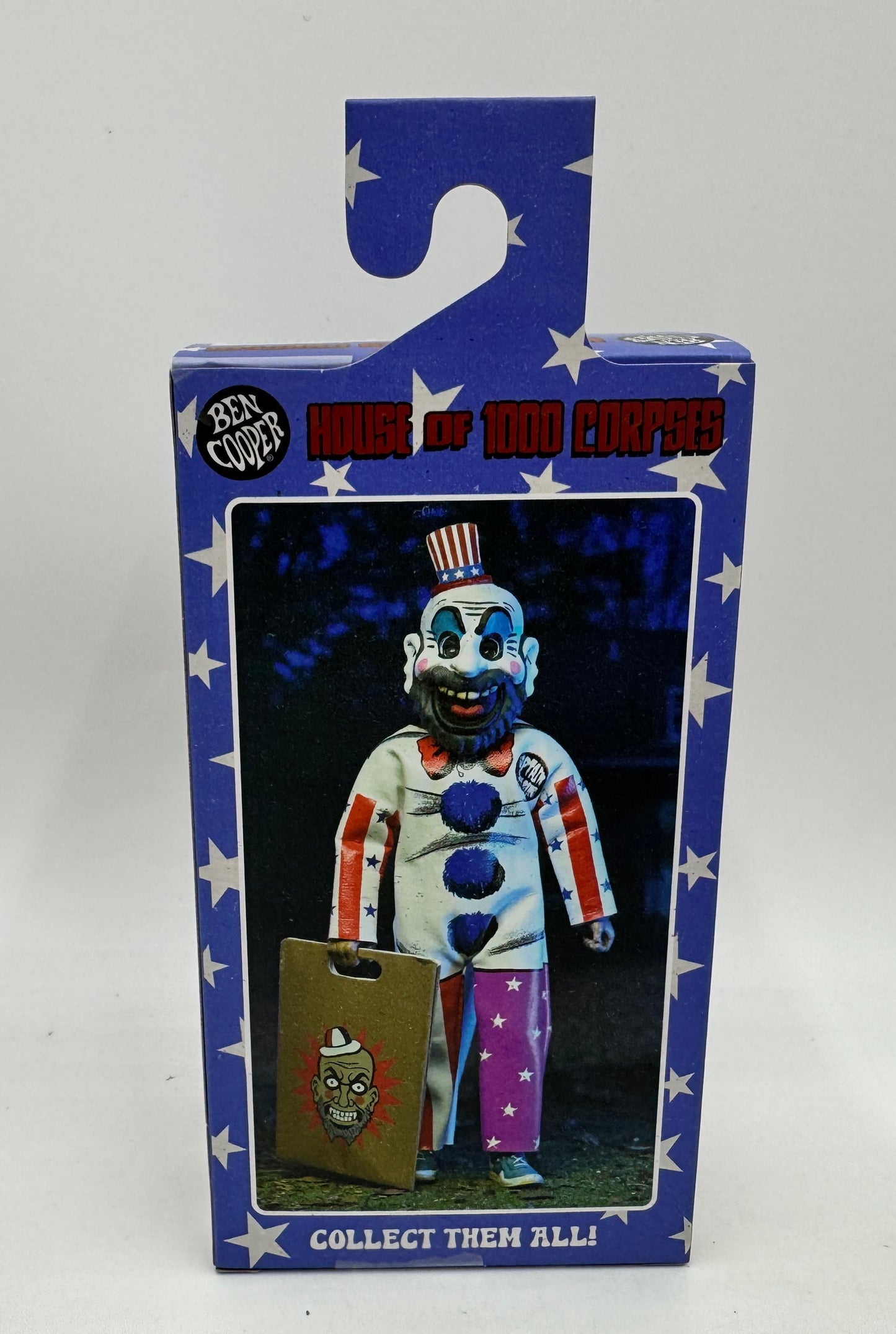 NECA Ben Cooper Costume Kids Series 4 House of 1000 Corpses Captain Spaulding Clothed Action Figure