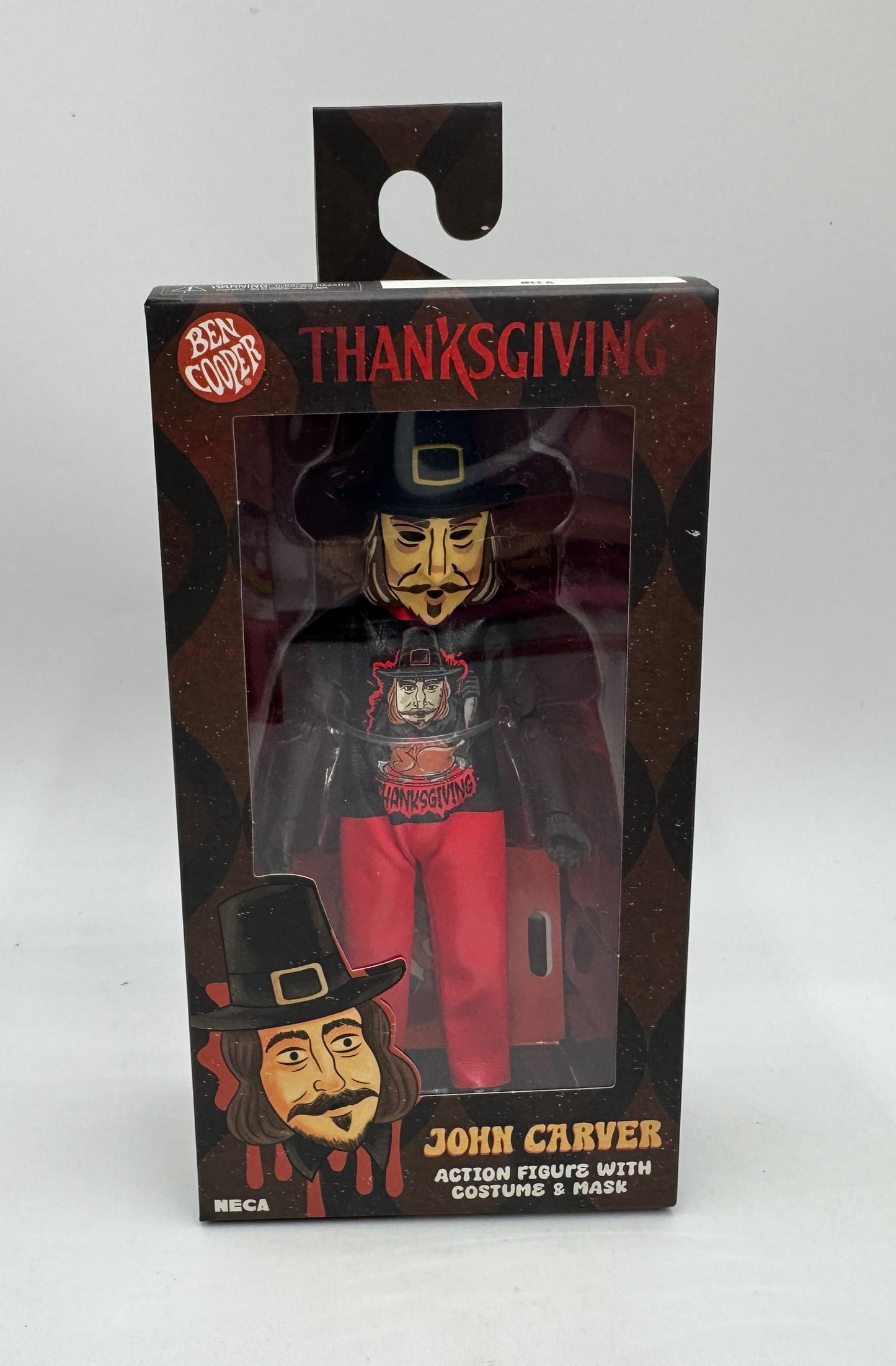 NECA Ben Cooper Costume Kids Series 4 John Carver Thanksgiving Clothed Action Figure