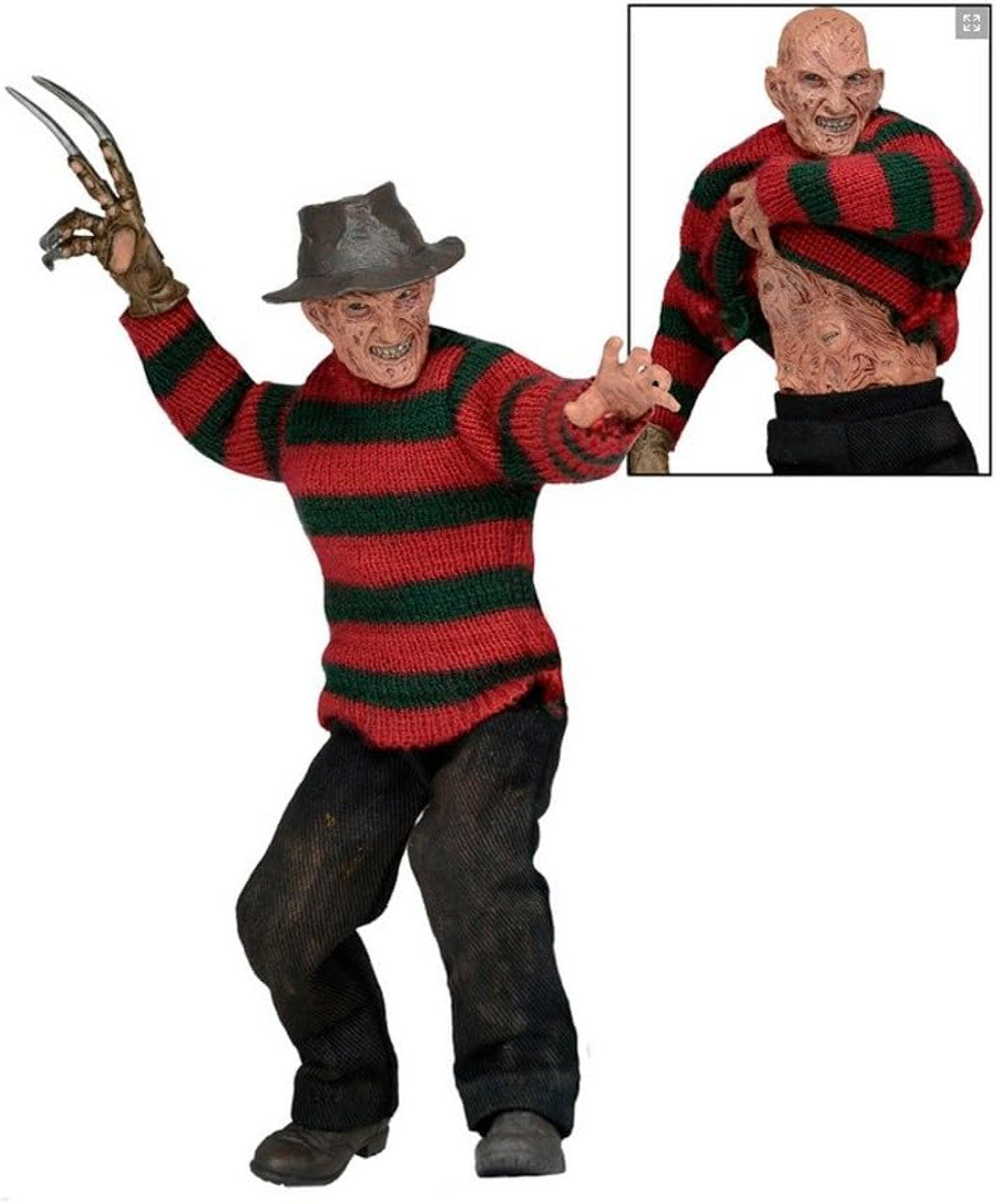 NECA Nightmare on Elm Street 8" Retro Clothed Figure Dream Warriors Freddy