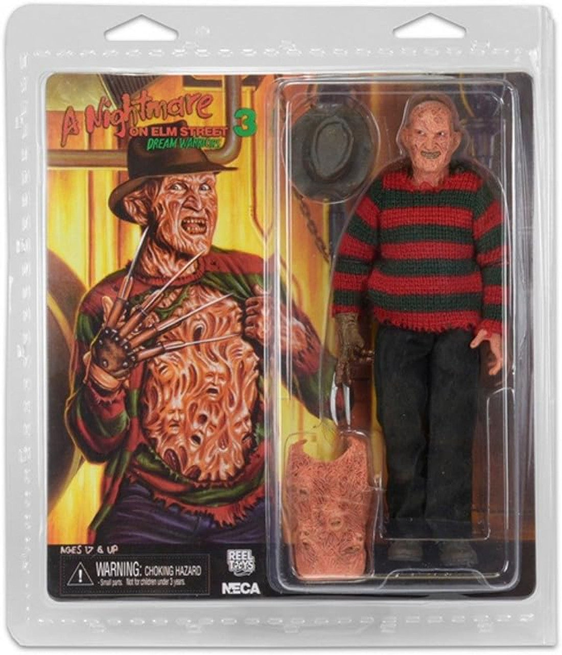 NECA Nightmare on Elm Street 8" Retro Clothed Figure Dream Warriors Freddy